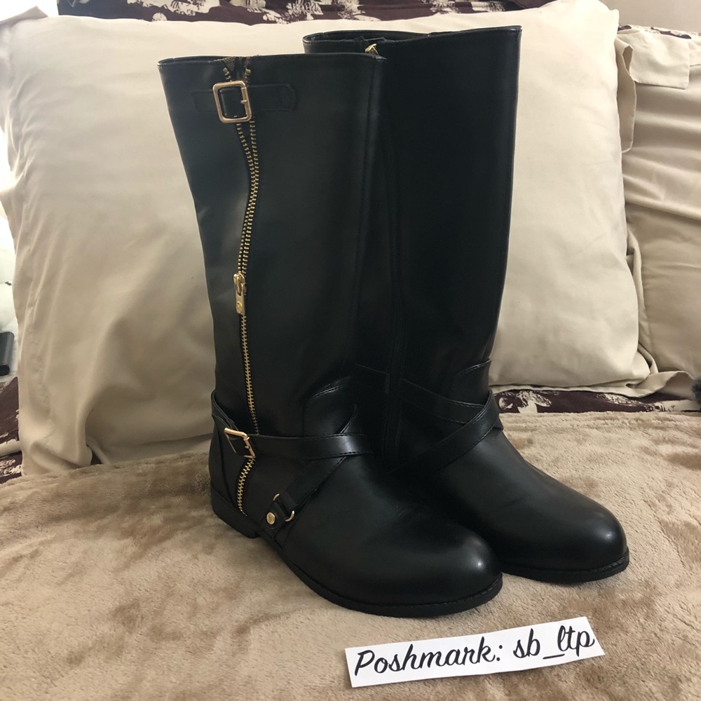 Michael Kors Milla Raelyn Big Girls Boots Size 5